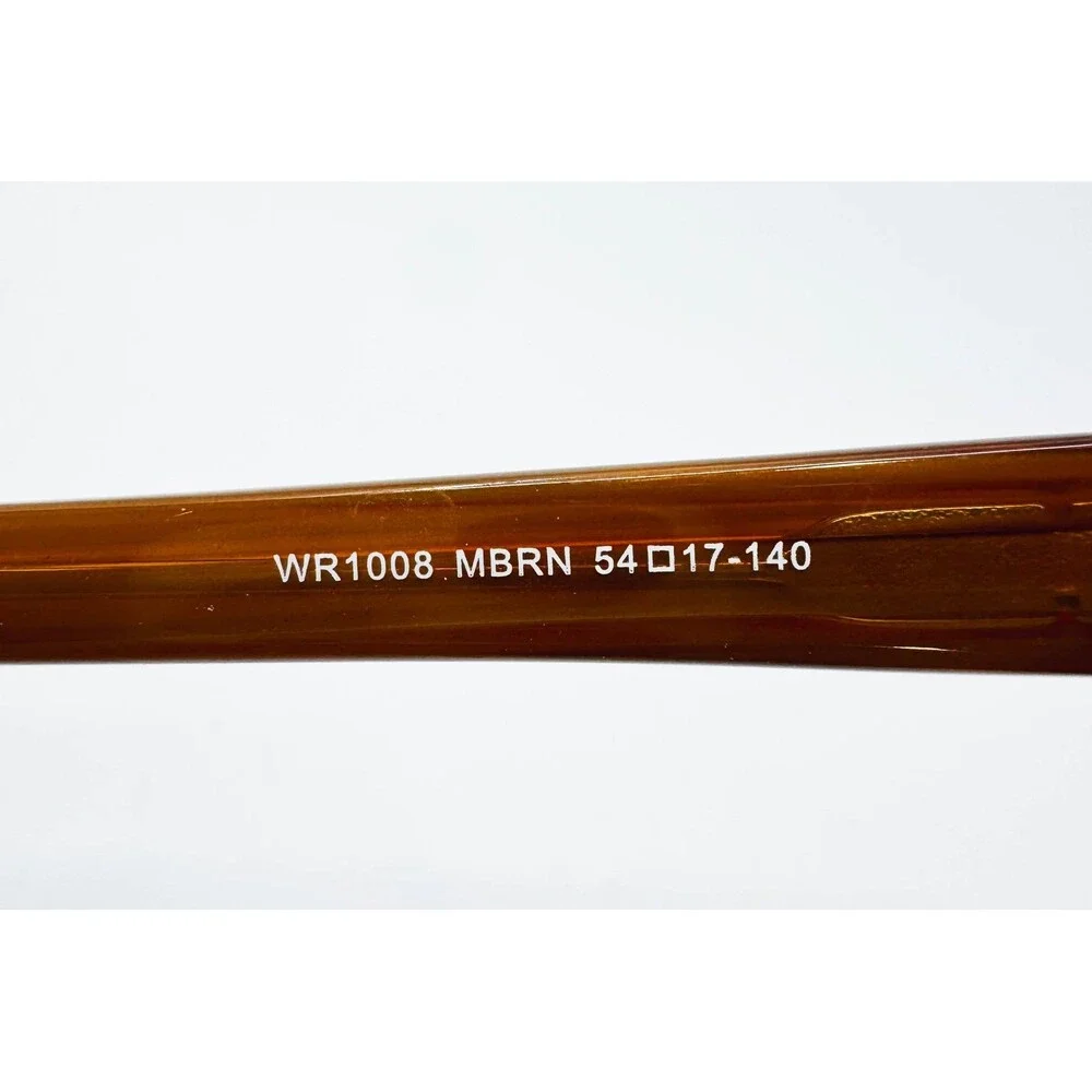 William Rast Eyeglasses Mens Brown Rectangular WR1008 MBRN 54-17-140
